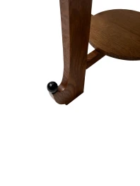 Art Deco Amsterdamse School Oak Side Table, 1920s